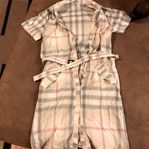 Burberry shirt dress and jacket authentic